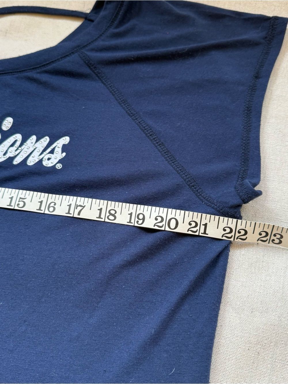 Colosseum Penn State Nittany Lions Sparkle Logo Criss Cross Back Tee Plus XXL - Picture 5 of 9